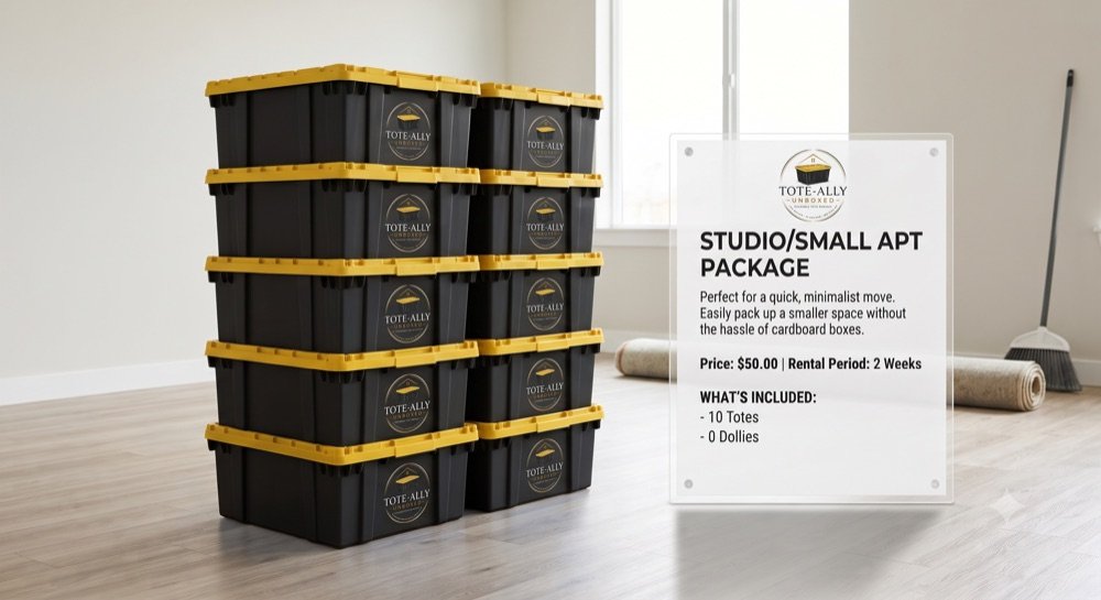 Studio / Small apartment tote package